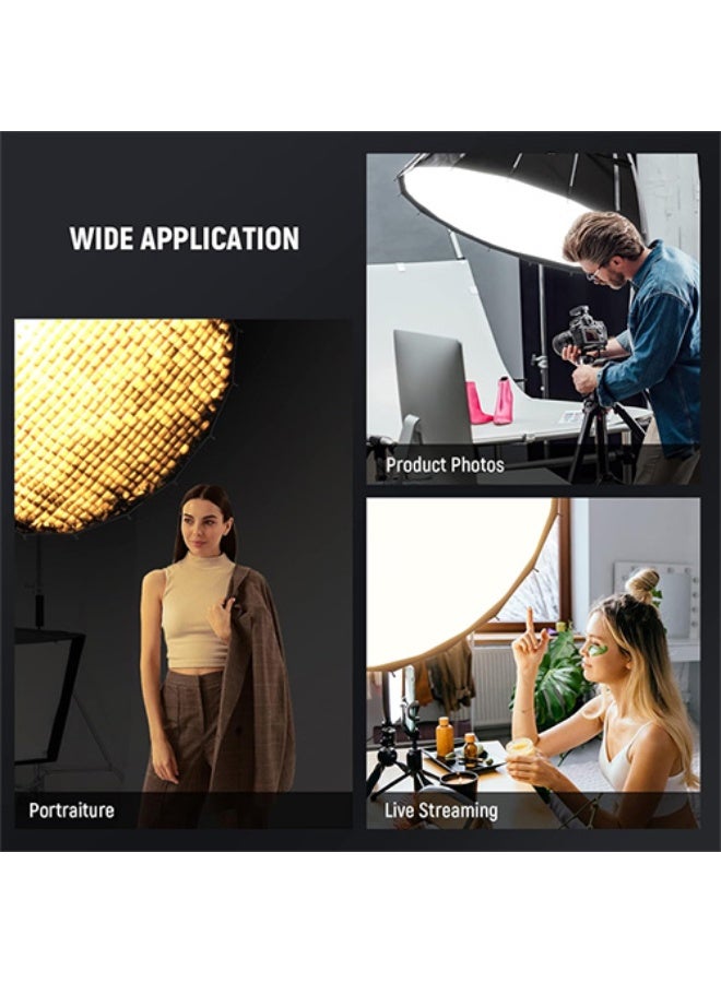 برو ميج سوفت بوكس بروميج PM USG59 مقاس 150 سم قابل للطي السريع مع شبكة تركيب بوينز لتصوير الاستوديو والفيديو - Image 5